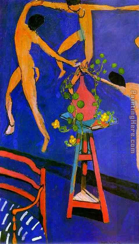 La Danse with Nasturtiums painting - Henri Matisse La Danse with Nasturtiums art painting